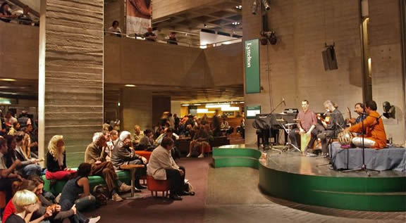 Indialucia at the Lyttleton Theatre Foyer in London Indialucia_Lyttleton_theatre_Foyer1